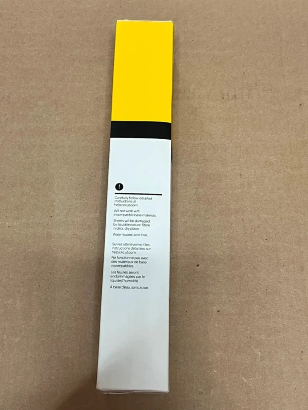 Cricut Infusible Ink Transfer Sheets True Yellow 12x12 Sublimation Craft 2-sheet